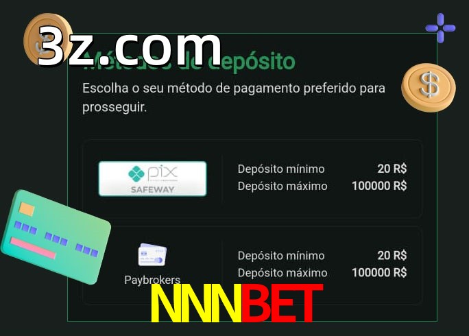 O cassino NNNBETbet oferece uma grande variedade de métodos de pagamento